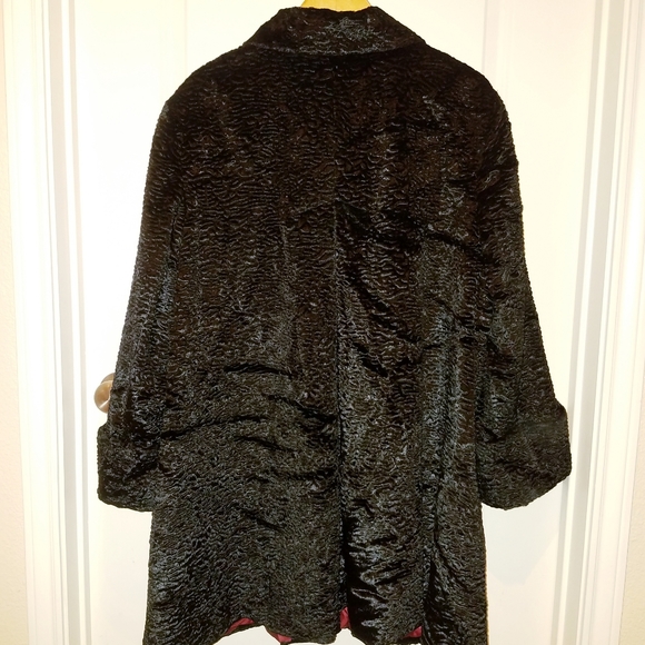 J. Jill Jackets & Coats Jjill Faux Persian Lamb Swing Coat Poshmark